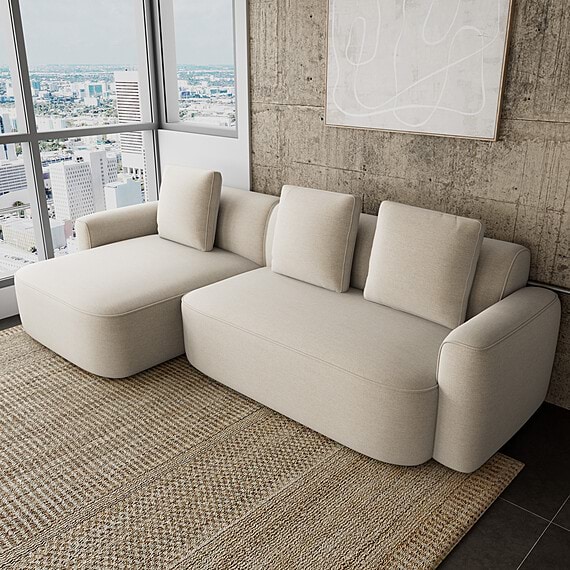 APARTMENT 01 Fabric Modular Sofa