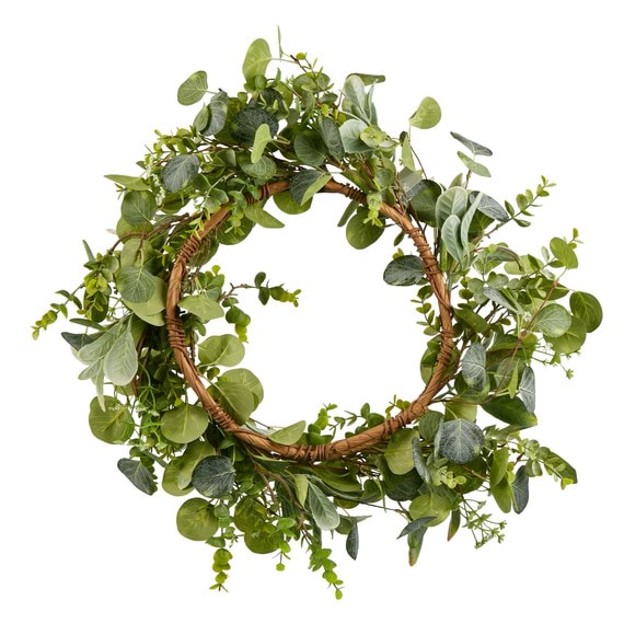 EUCALYPTUS Gypsophila Wreath