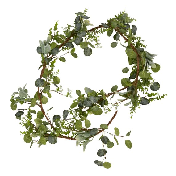 EUCALYPTUS Gypsophila Garland