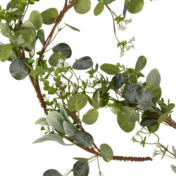 EUCALYPTUS Gypsophila Garland