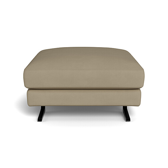 BARI Leather Ottoman