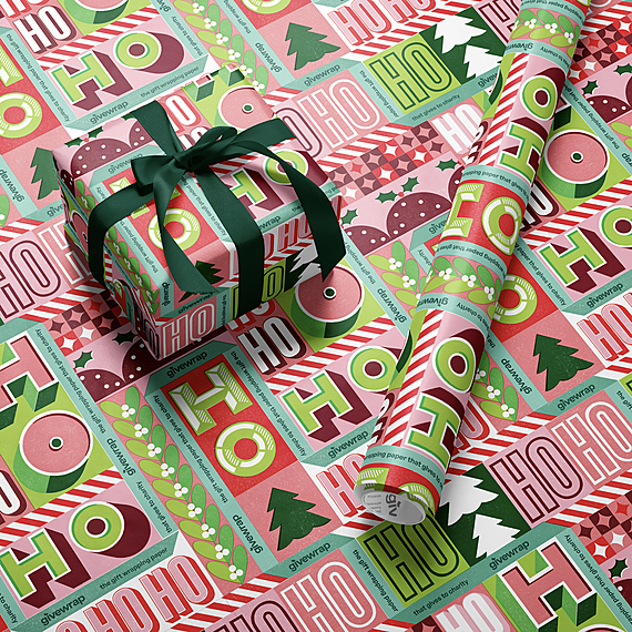 HOHOHO Wrapping Paper