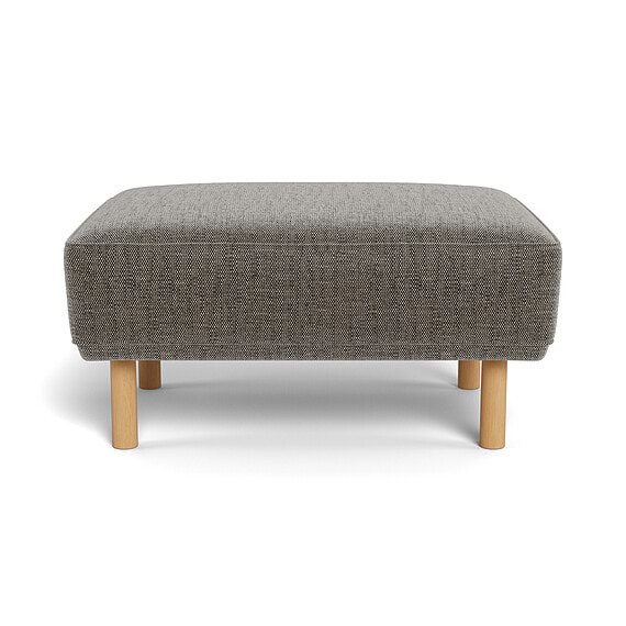 TOMI Fabric Ottoman