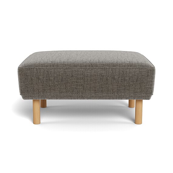 TOMI Fabric Ottoman