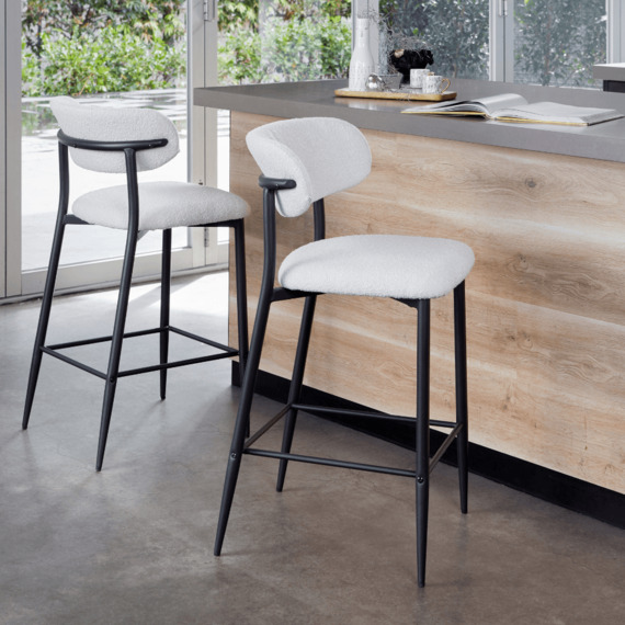 DAMAL Set of 2 Bar Stool