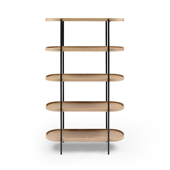 DAEGAL Tall Bookshelf