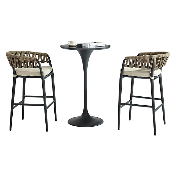 VEGAS Set of 3 Outdoor Bar Package