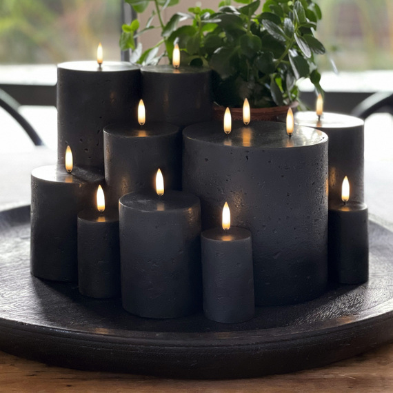 DESIGNER CURATIONS LUXE LIVING Set of 10 Flameless Candle