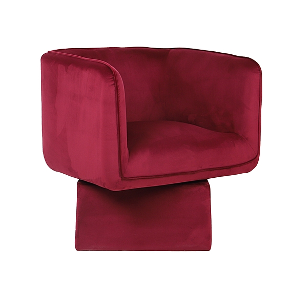 GAZI Velvet Swivel Chair