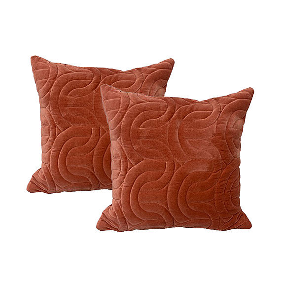 AGADI Set of 2 Feather Filled Cushion