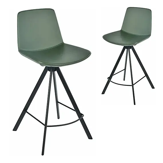 TERAMO Set of 2 Bar Stool