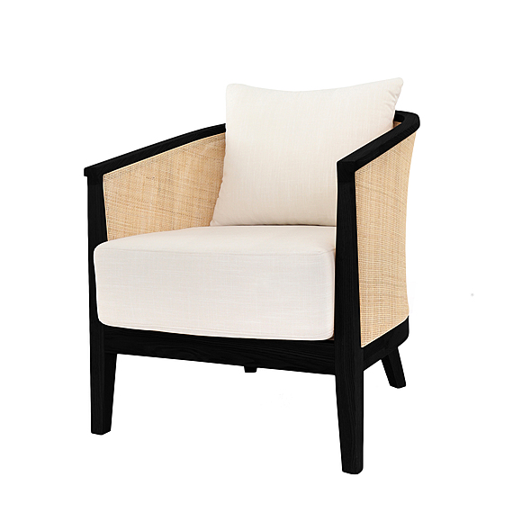 HAMPTON TUB Fabric Occasional Armchair