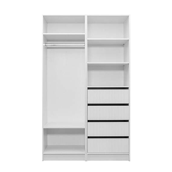 MARSTA Fluted Open Wardrobe