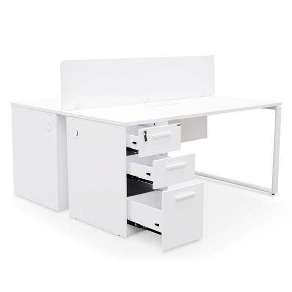 TERNITZ Two Seater Office Desk