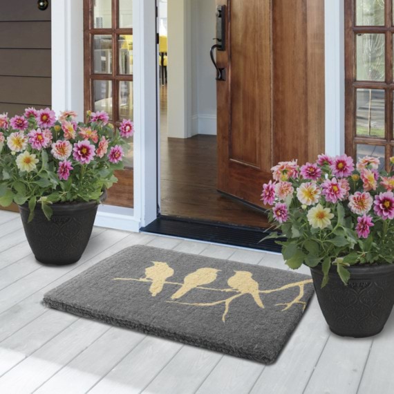 BIRDS ON BRANCH Doormat