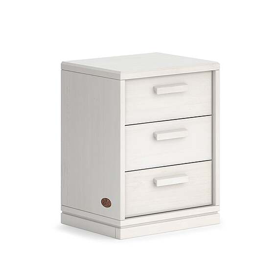 BOORI BLOCK 3 Drawer Bedside Table