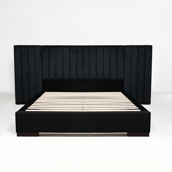 PUREN Bed with Wide Headboard