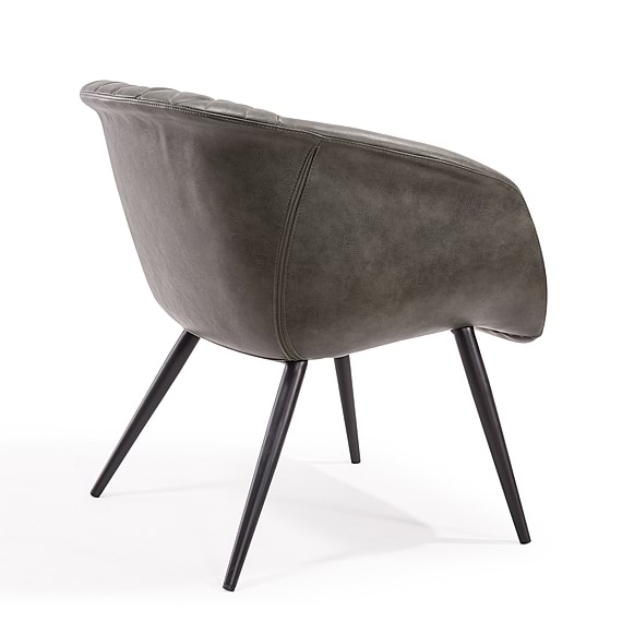 BICHENO Leather Occasional Armchair