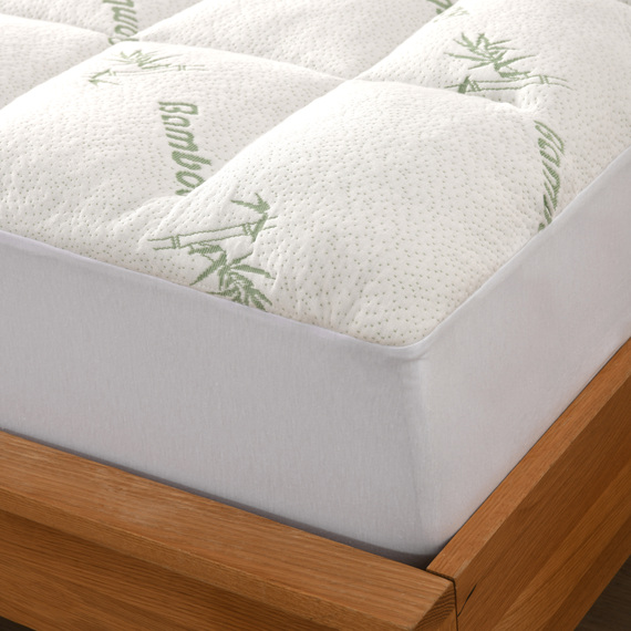 ACALA Bamboo Covered Mattress Topper