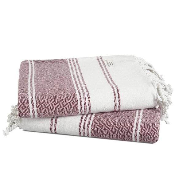 DINAN Set of 2 Turkish Beach Towel