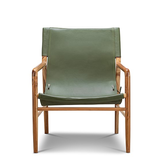 HIROYOSHI Leather Occasional Armchair