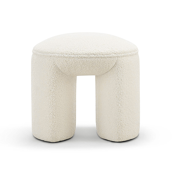 GRACEMERE Fabric Ottoman