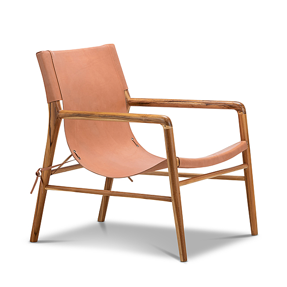 HIROYOSHI Leather Occasional Armchair