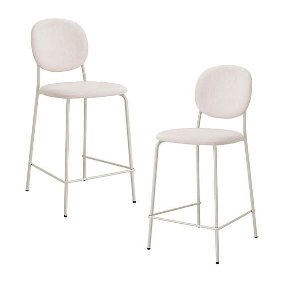 MARQUETTE Set of 2 Bar Stool