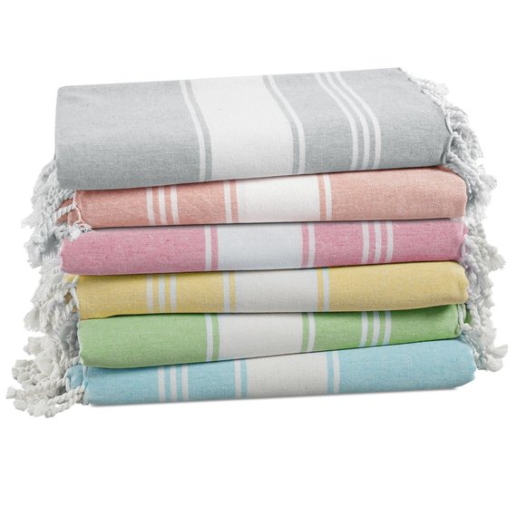 CHAMPLIN I Set of 6 Turkish Beach Towel