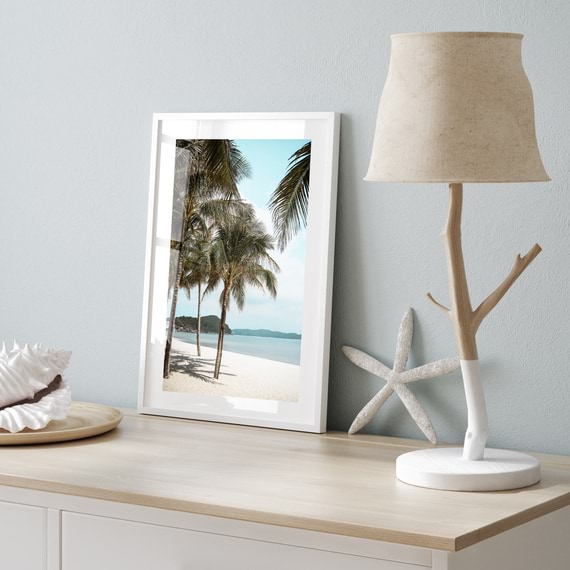 BEACH SIDE Framed Print