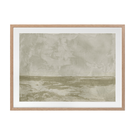 THE ORGANIC FLOW Framed Print