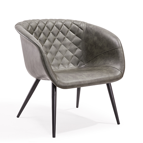 BICHENO Leather Occasional Armchair