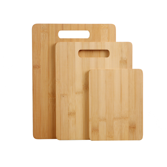 GOURMET KITCHEN Set of 3 Bamboo Cutting Board Set