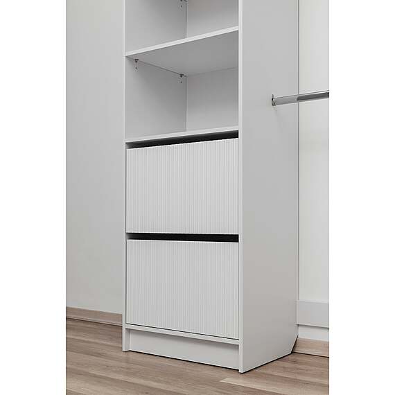 BRASELTON Fluted Open Wardrobe