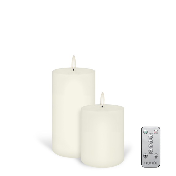 DESIGNER CURATIONS Set of 2 Flameless Candle