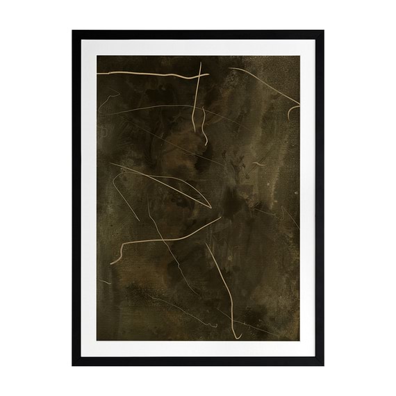 PATINA OF TIME Framed Print With Mat Portrait