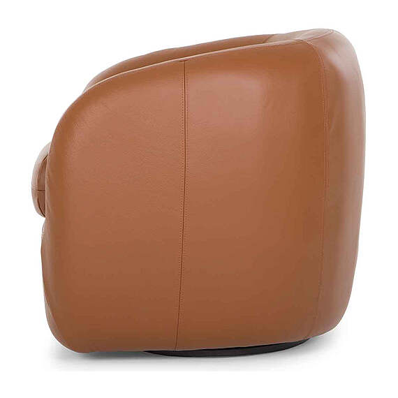 SANSON Leather Swivel Chair