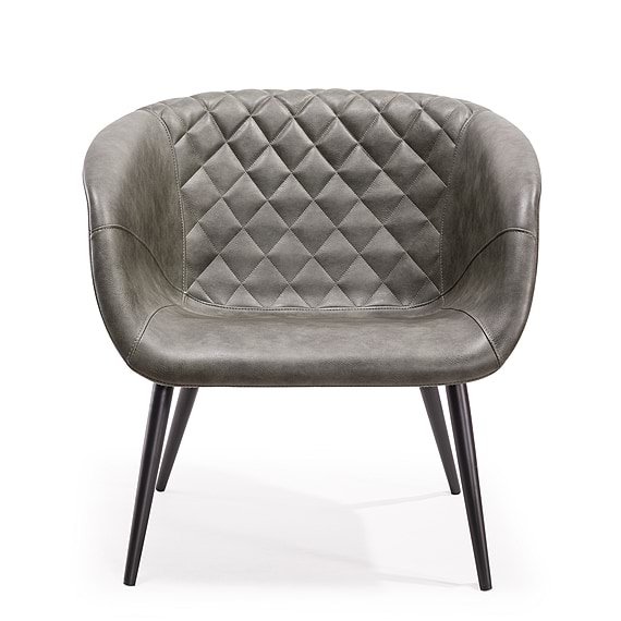 BICHENO Leather Occasional Armchair