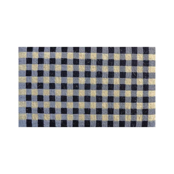 GINGHAM CHECK Doormat