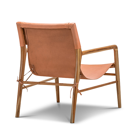 HIROYOSHI Leather Occasional Armchair