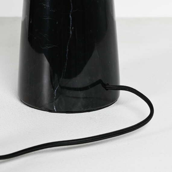 MILHA Table Lamp Black Marble Base