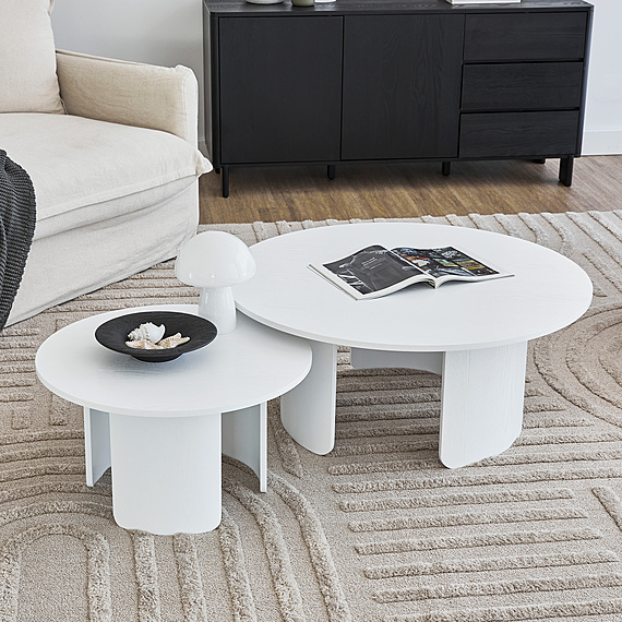 TOTA Set of 2 Curved Coffee Table