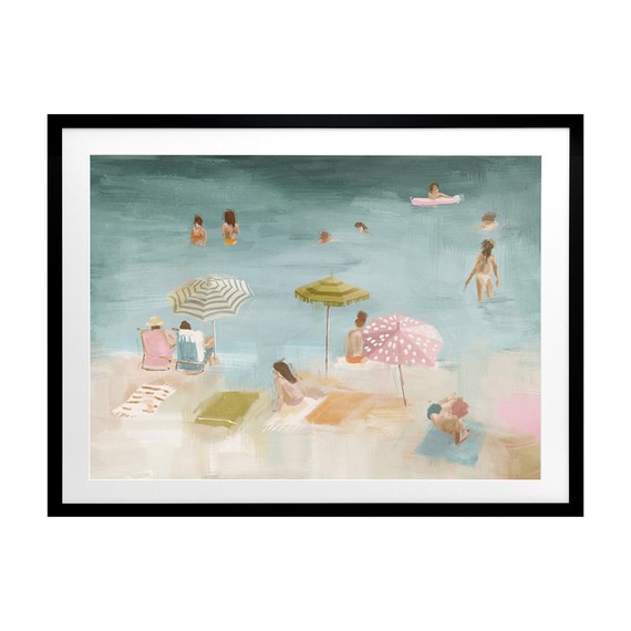 VACATION MOOD Framed Print