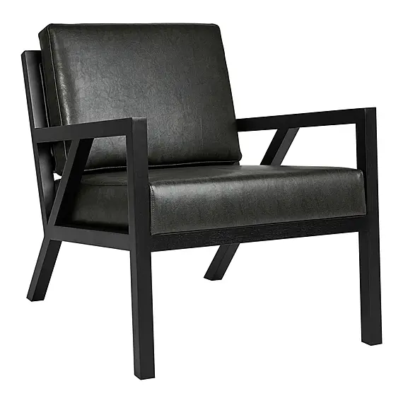 TRUSS BY GUS Leather Occasional Chair