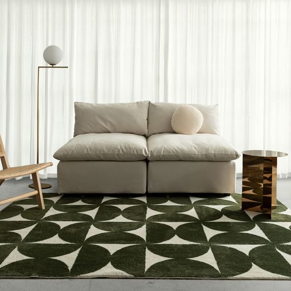 ALMERETRIC Washable Rug