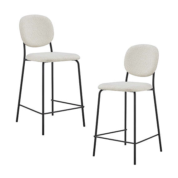 MARQUETTE Set of 2 Bar Stool