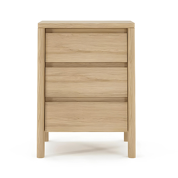 CIRCASIA 3 Drawer Bedside Table