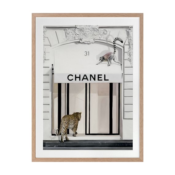 FASHION WEEK Framed Print