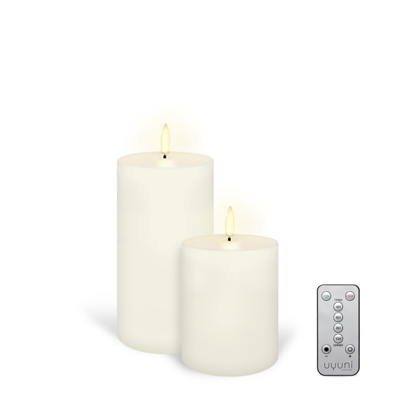 DESIGNER CURATIONS Set of 2 Flameless Candle