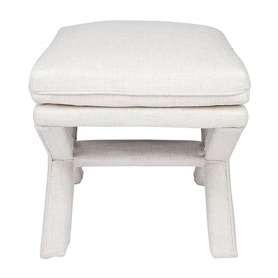 CANDACE Fabric Ottoman